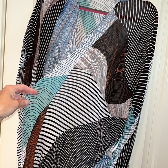 Beautiful soft lightweight caftan kimono or swim coverup ones size Moss Rose - Picture 2 of 10